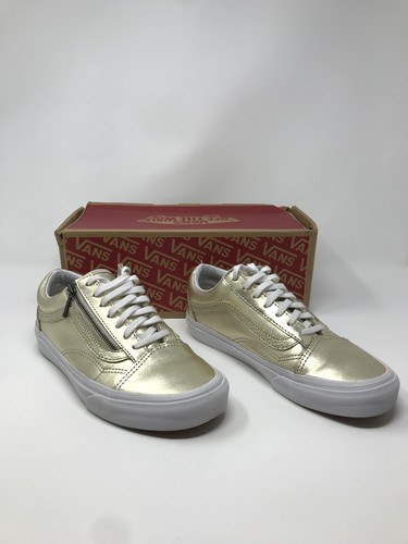 metallic gold vans