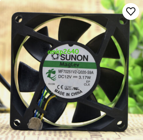 Ventilateur CPU SUNON MF70251V2-Q020-S9A 12V 3.17W 7cm 7025 châssis 4 broches #amkp - Photo 2/2