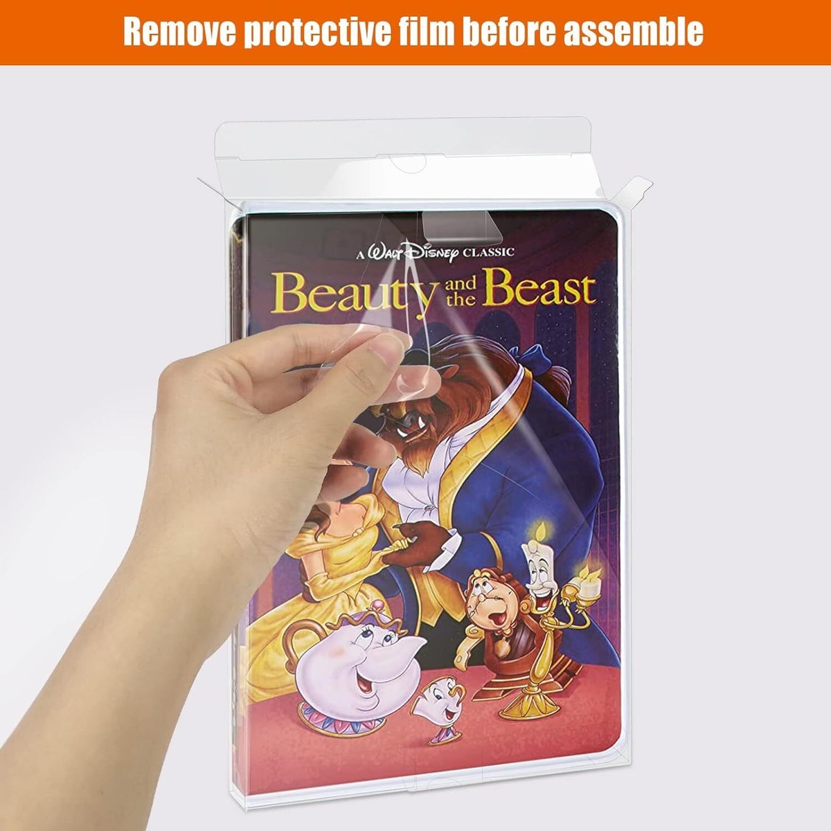 10x Premium VHS Display Protectors For VHS Cassette Game Tapes