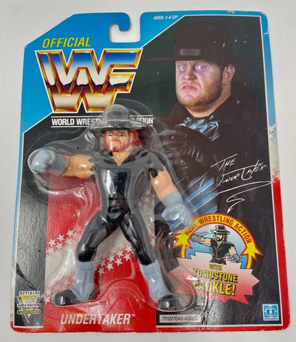 Hasbro 1991 Official WWF Undertaker Figure #7113 -...