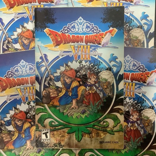 Dragon Quest VIII Journey Cursed King PS2 PlayStation 2 Instruction Manual Only