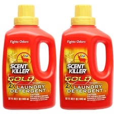 Wildlife Research Laundry Detergent 32oz 2 Pack Gold Scent Killer #01249x2