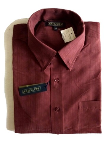 Dress Shirt Size Large Wine Color 