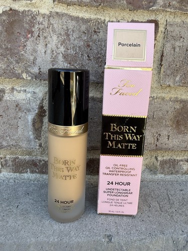 Too Faced Born This Way 24 Hour Longwear Matte Foundation ,porcelain,1oz