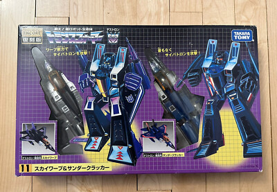 Transformers G1 Thundercracker & Skywarp Encore 11 Takara Tomy Reissue MISB
