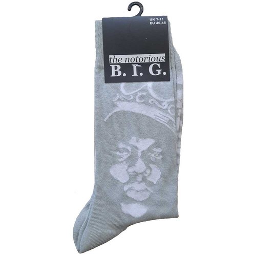 BIGGIE SMALLS "MONOCHROME CROWN" Socks Unisex US Size 8-12 New With Tags - Picture 2 of 2