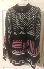 Vintage College Point Pullover Sweater Holiday Ski Winter