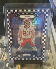 2023 Panini Prizm - Black and White Checker Prizm #156 Drue Tranquill