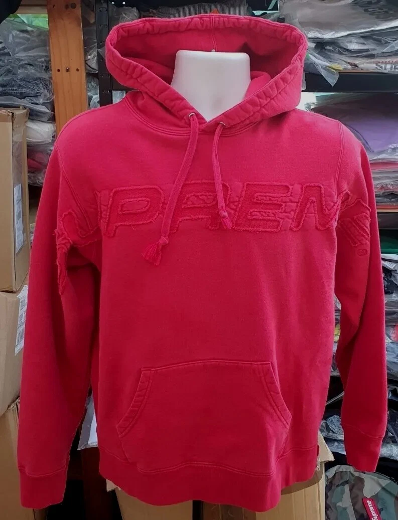 Ensemble SS19 Supreme en sweat à capuche rouge à capuche taille S petit