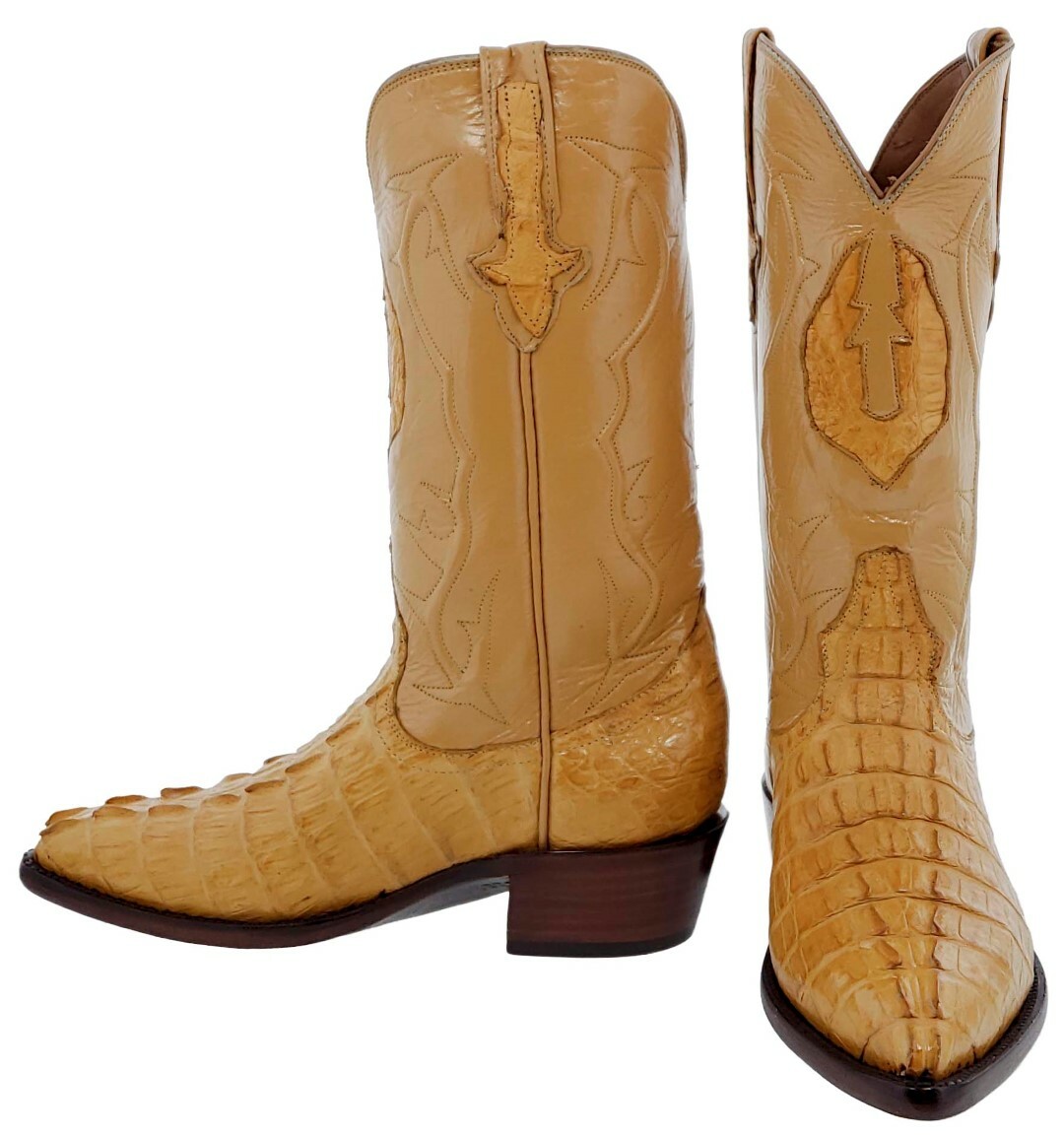 #75 Crocodile Tail Boot with Butter Detail Carreta | Shoes | 75 Crocodile Tail Boot With Butter Detail  main image 3