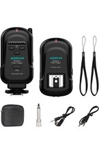 Wireless Flash Trigger 2.4 Ghz with Transmitter and Receiver for Canon, Nikon, P