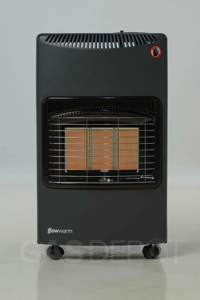 GRADE A] Glow Warm Cabinet Indoor Portable Gas Heater 4.1KW (Dark Grey) |  eBay