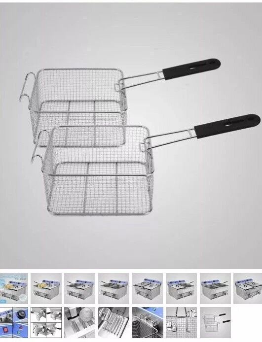 Friggitrice Professionale Elettrica Inox Con Rubinetto 20 Litri Modello 2023 - Immagine 3 di 4