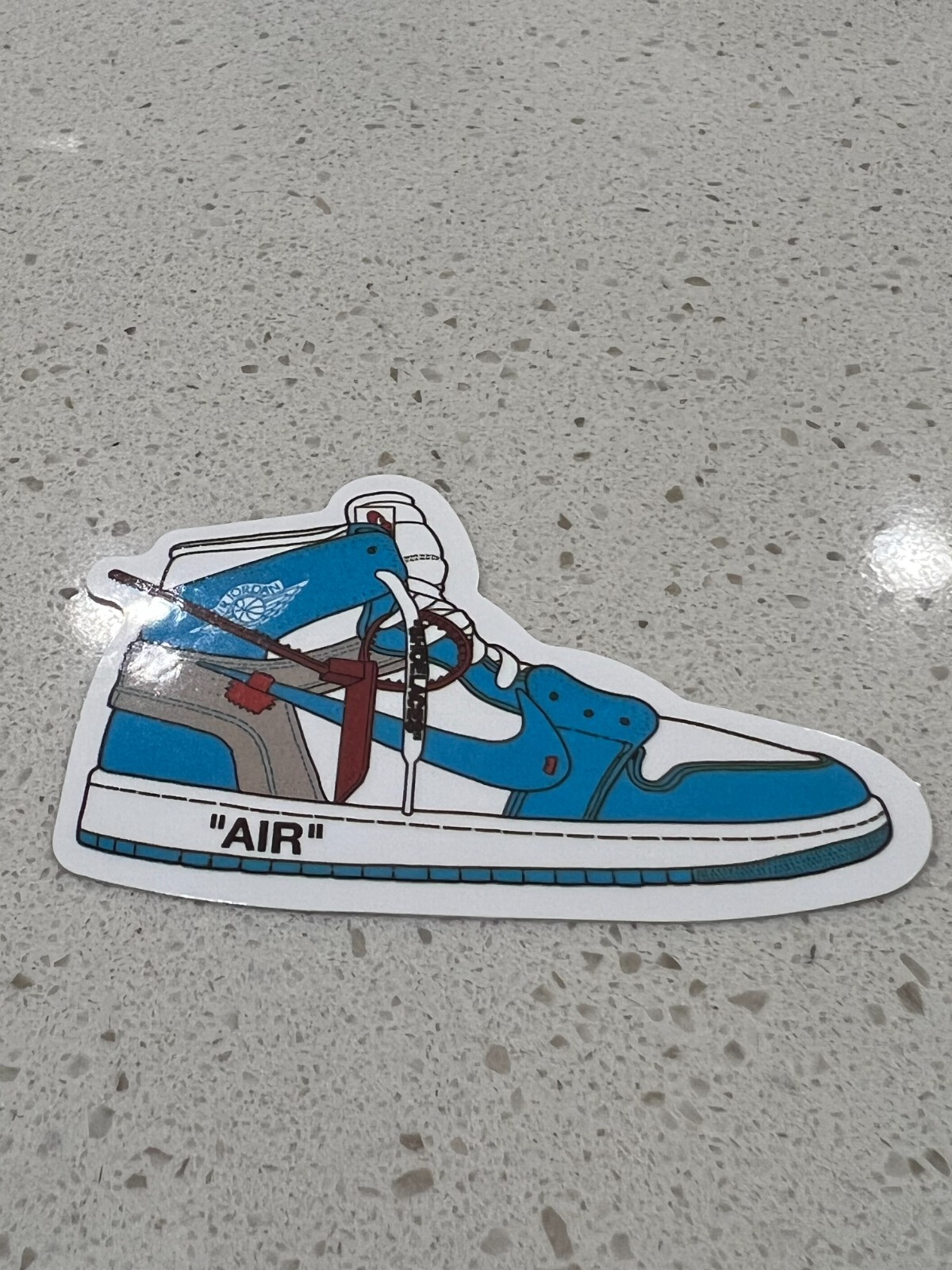 OFF WHITE X NIKE Adesivi per sneaker (lusso hype strada skate)