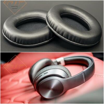 Oval Ellipse Egg Shape Soft Leather EarPads Foam Cushion For Edifier W820 W820BT