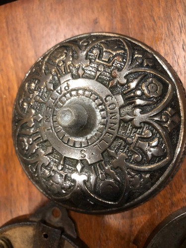 ANTIQUE MECHANICAL DOORBELL LOT- 1870S . AS IS - Picture 9 of 14