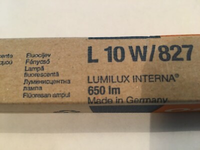 OSRAM Leuchtstofflampe LUMILUX INTERNA 10W/41 WARMTON DE LUXE G13  26x470mm 