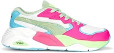 Authentic PUMA TRC Mira Brighter Days Women's Lace Up Shoes  White/Pink