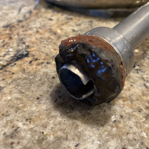 LION BRAND PAX MADE ANTIQUE CAR HORN Silver Colored Metal - Afbeelding 11 van 15