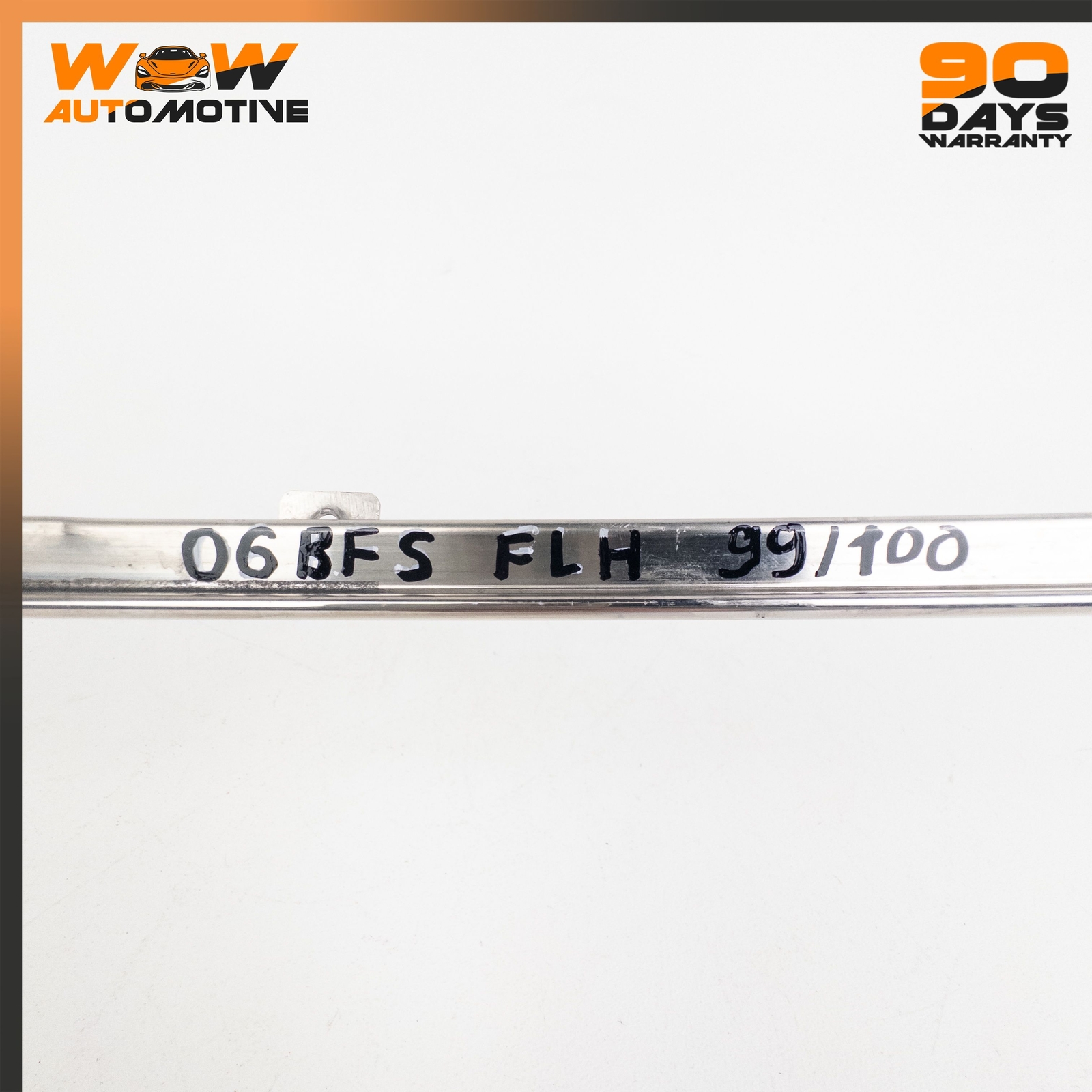06-13 BENTLEY CONTINENTAL FLYING SPUR FRONT LEFT DOOR MOLDING CHROME OEM