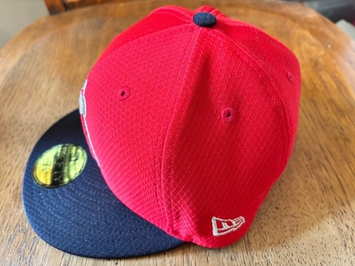 NEW Los Angeles Angels New Era Men's MLB Authentic 59Fifty Fitted Cap Size 7 1/8 - Picture 2 of 6