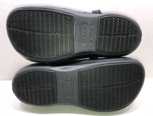 Crocs Literide Slip Resistant Black Size M12 205669 - Picture 12 of 12