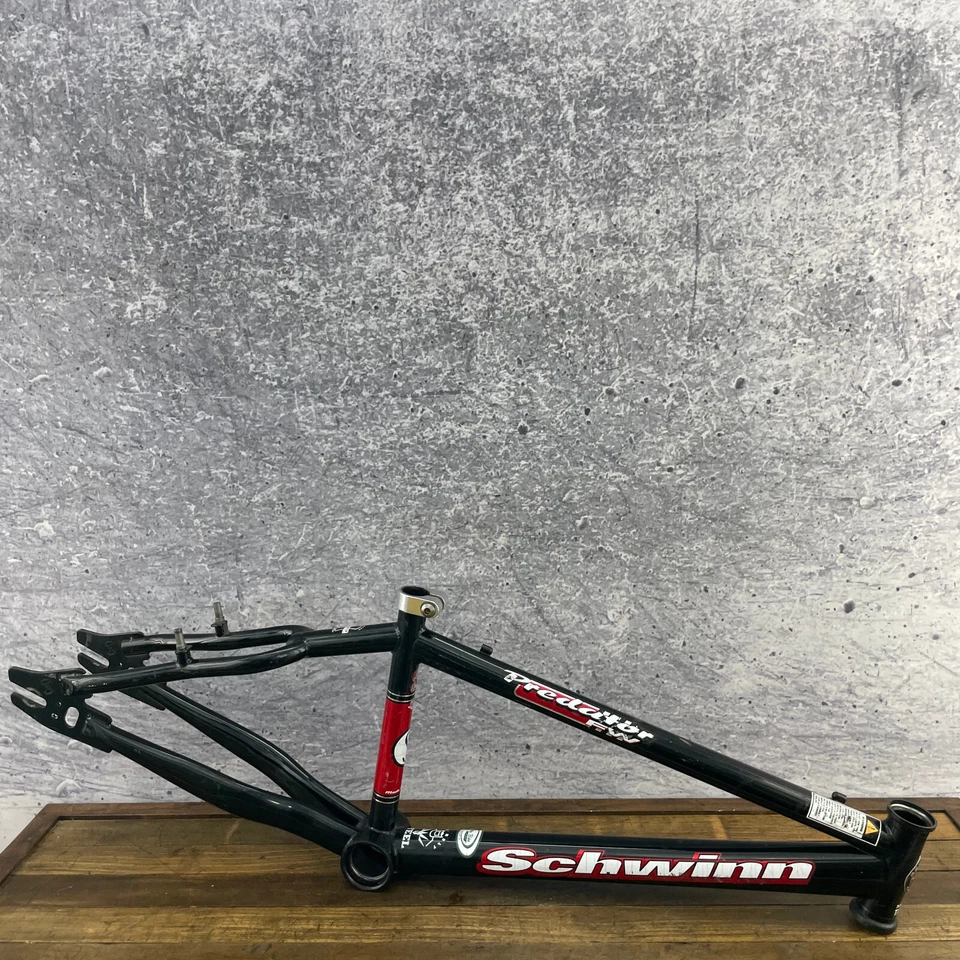 Винтажная рама Schwinn Predator BMX FW Black Epicenter 20 дюймов для школьного велосипеда BMX - Изображение 2 из 4