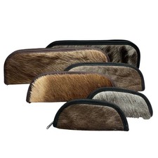 Genuine Wildebeest, Impala, Blesbok Knife Cases - 6" to 14" - USA MADE - SALE!