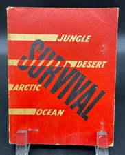 US Army Air Forces Jungle Desert Arctic Ocean Survival Book WWII