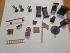 Vintage 1950-60s Marx Western Play Set Hard Plastic Accessories. Pony Express