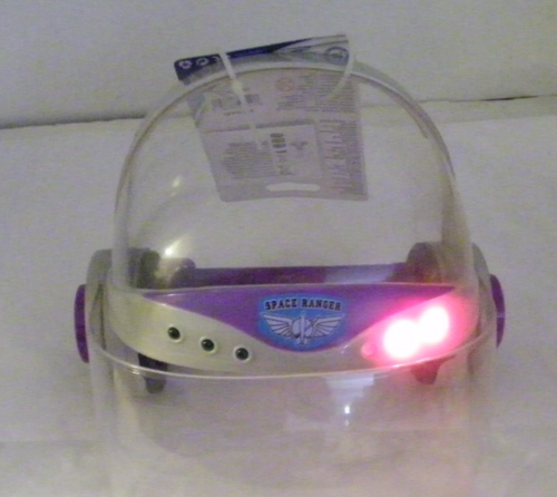 Disney Pixar Toy Story Buzz Lightyear Light Up Helmet Visor New Tags On Pretend - Picture 3 of 8