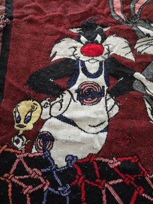 Vintage Space Jam Michael Jordan Looney Tunes Tune Squad Throw