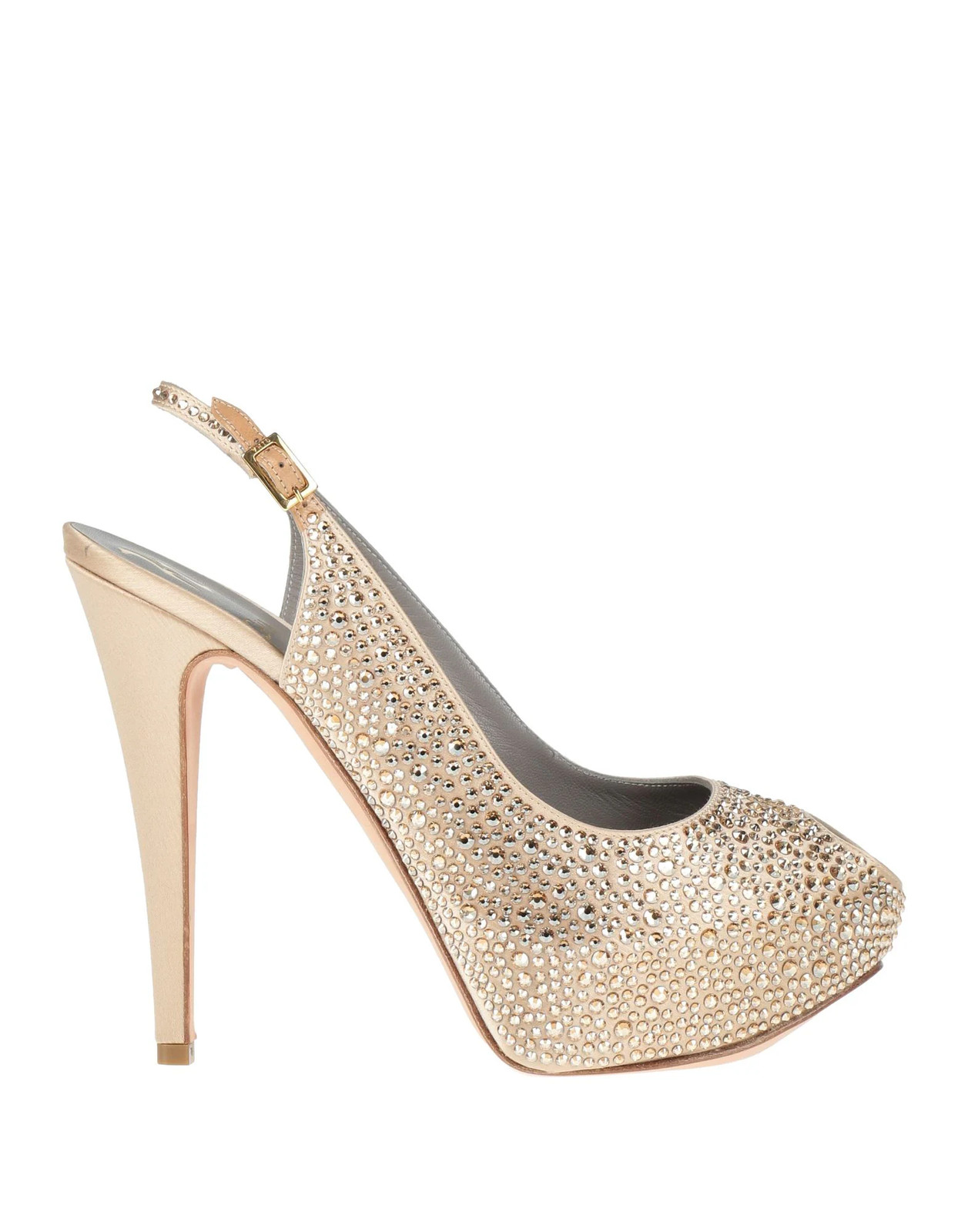 Gina - Women - Satin Sandals - Beige