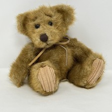 FIRST MAIN MINKY TEDDY BEAR BROWN CORDUROY PAWS 1402 Valentines