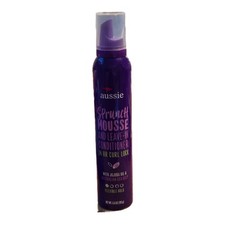 Aussie Sprunch Mousse Conditioner Curl Lock Flexible Hold 6.8 Oz