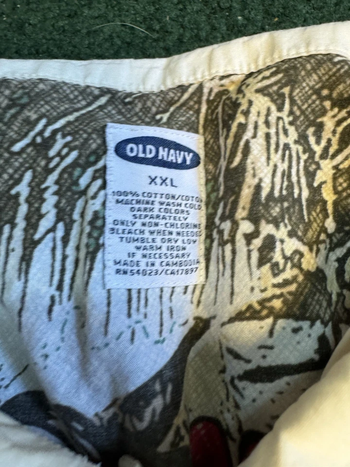 Camisa Aloha Vintage Antigua Azul Marino XXL Hawaiana Pinup Niña Retro Playa Floral Hula Pinup Foto 4 de 4