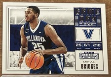 2018 Panini Contenders Draft Picks Game Day Ticket Mikal Bridges #10 Rookie Card. rookie card picture
