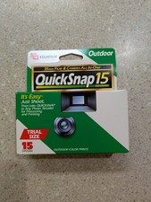 Fujifilm QuickSnap single-use, one-time-use disposable camera. 35 mm Color