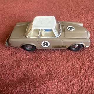 Scalextric C32 Mercedes 250 SL Race Tuned Beige White / Pagoda Roof