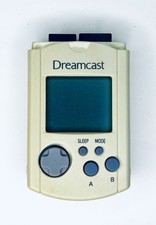 Official Sega Dreamcast White VMU Visual Memory Unit HKT-7000 - Tested & Working