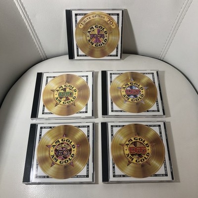 AM Gold: The 60s/70s  5 CD Lot Time Life Music Mid 60 s, 1965, 1967, 1970, 70 s