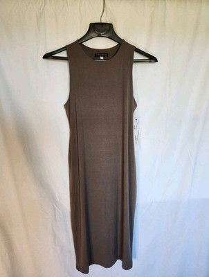 Final Touch Mocha Colored Sleeveless Dress Size L #beach #bohemian #travel #NWT
