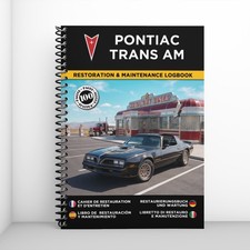 Pontiac Trans AM : Restoration Notebook - FREE SHIPPING WITH HERMES!