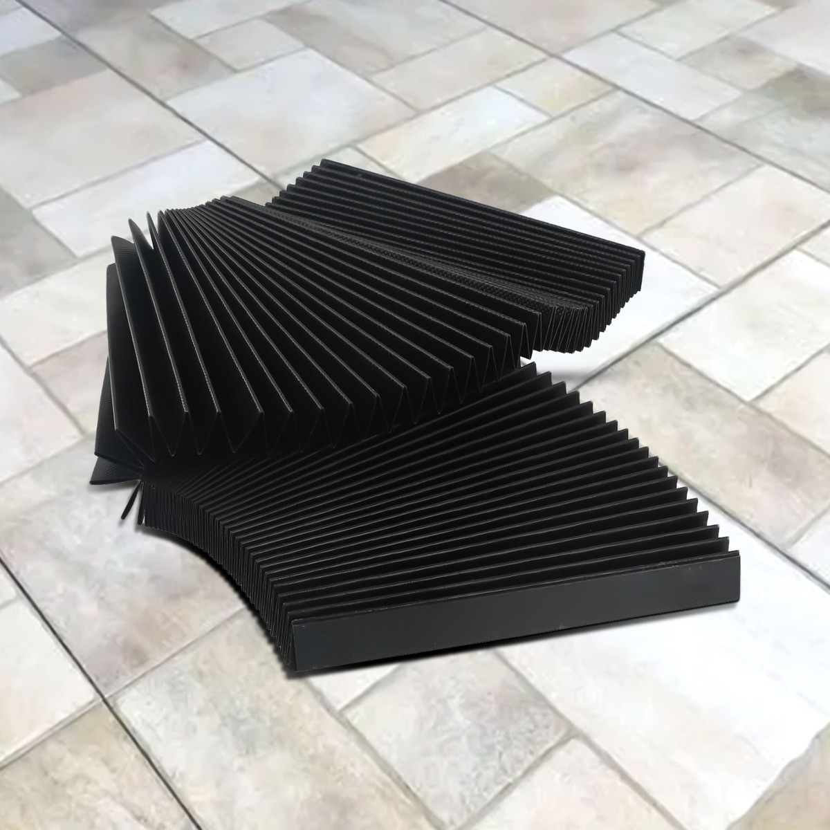 1 X Milling Machine Flexible Protective Flat Accordion Bellows