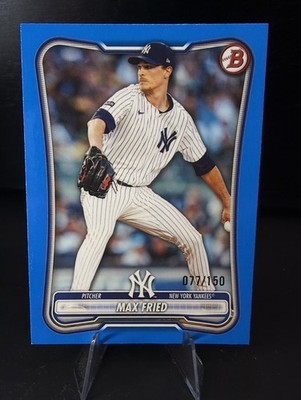 Max Fried /150 2026 Bowman Blue Border Paper #15 - New York Yankees