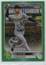 2022 Topps Chrome Green Refractor 37/99 Hoy Park #32 p8v