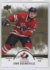 2016 Upper Deck Team Canada Juniors Men's Team Gold John Quenneville #85 0a4