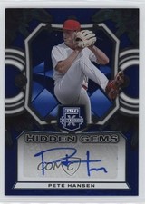 2023 Panini Elite Extra Edition Hidden Gems Blue Pete Hansen #HG-PHS Auto 1e52