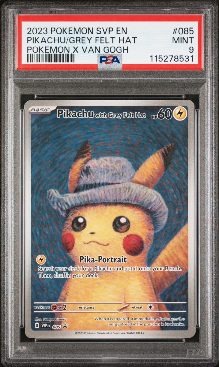 極美品ゴッホPikachu with Grey Felt Hat ポケモンカード 極美品ゴッホPikachu with Grey Felt Hat ポケモンカード