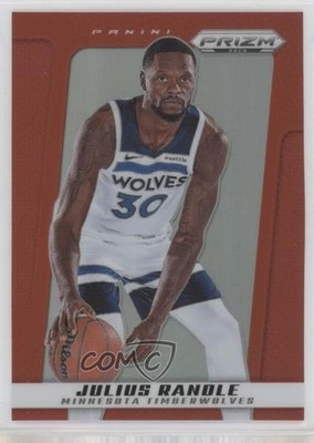 2024-25 Panini Prizm Deca Red Prizm 29/199 Julius Randle #2 pe8